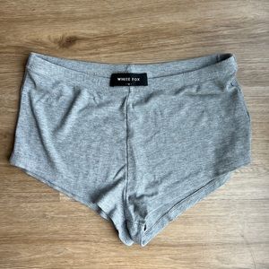 white fox boutique girl talk pajama shorts